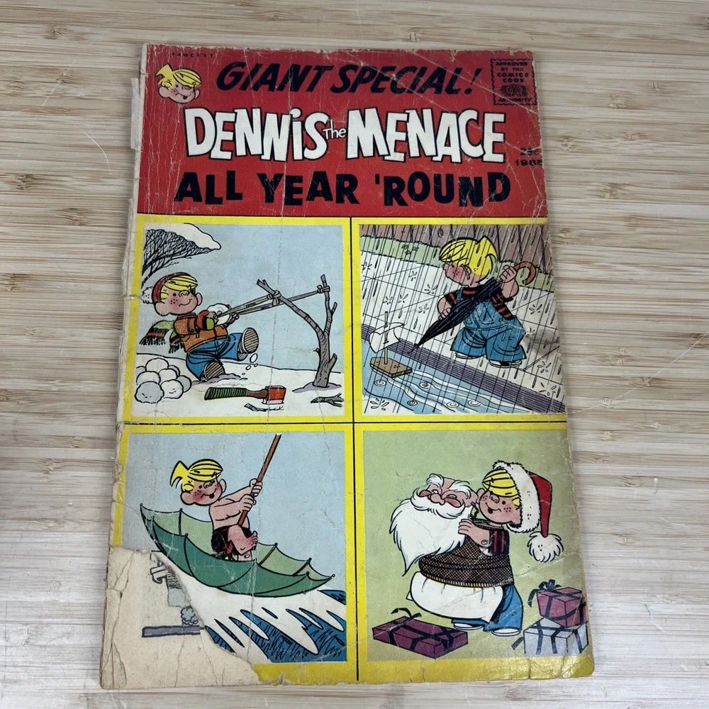 Dennis The Menace Comic Lot (9) Fawcett Silver Bronze Age‎ Giant Bonus Issues